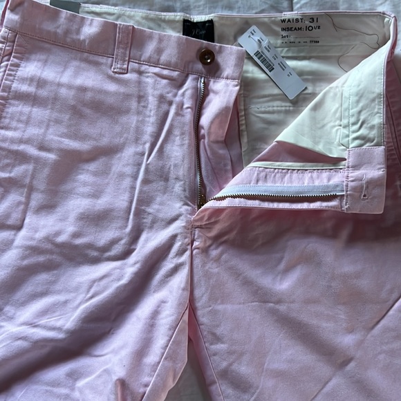 Pink Jcrew Shorts with Tags New (31 waist, inseam: 10 ½) - Picture 3 of 3